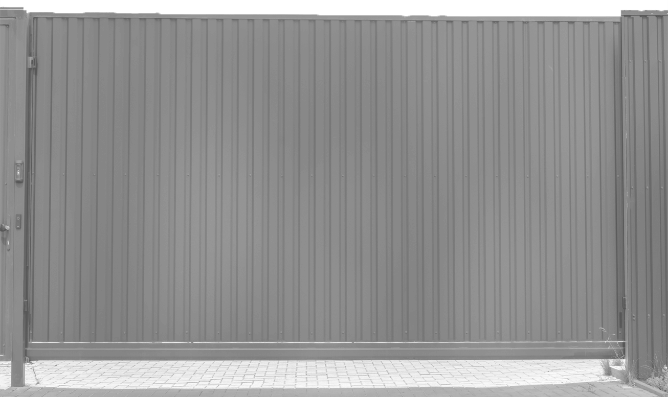 An Industrial Metal Gate