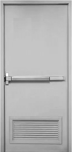 Hollow Steel Door with Louver