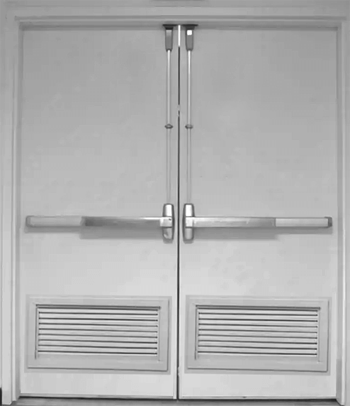 Hollow Steel Door with Louver