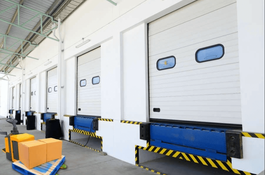 Loading Dock Area with Loading Dock Doors
