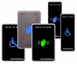 A Touch Free Commercial Door Switch or Actuator.